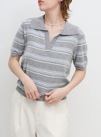 ボーダースキッパーポロニット