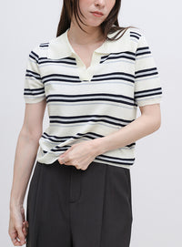 ボーダースキッパーポロニット