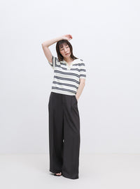 ボーダースキッパーポロニット