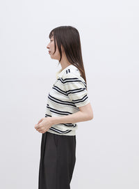 ボーダースキッパーポロニット
