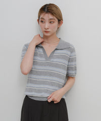 ボーダースキッパーポロニット