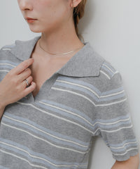 ボーダースキッパーポロニット