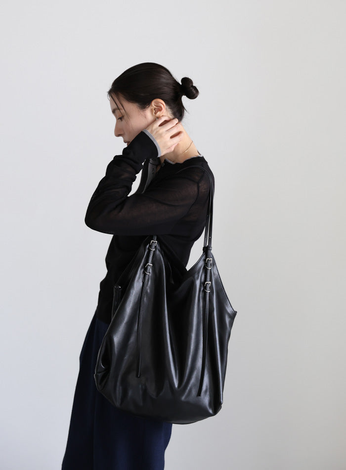 フェイクレイヤードヘンリーネックシアートップス – SELECT MOCA