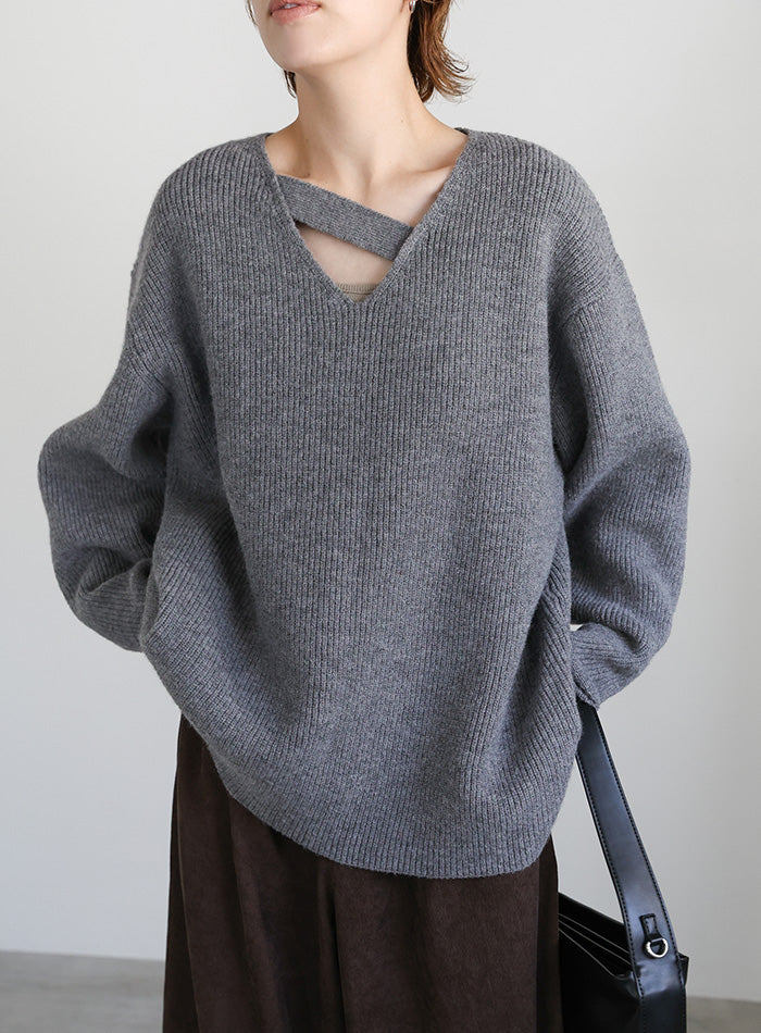 スコットクラブ☆TICCA☆Vネックニット☆新品☆税込35,200円 スコットクラブ☆TICCA☆Vネックニット☆新品☆税込35,