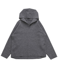 スキッパーフードニット
