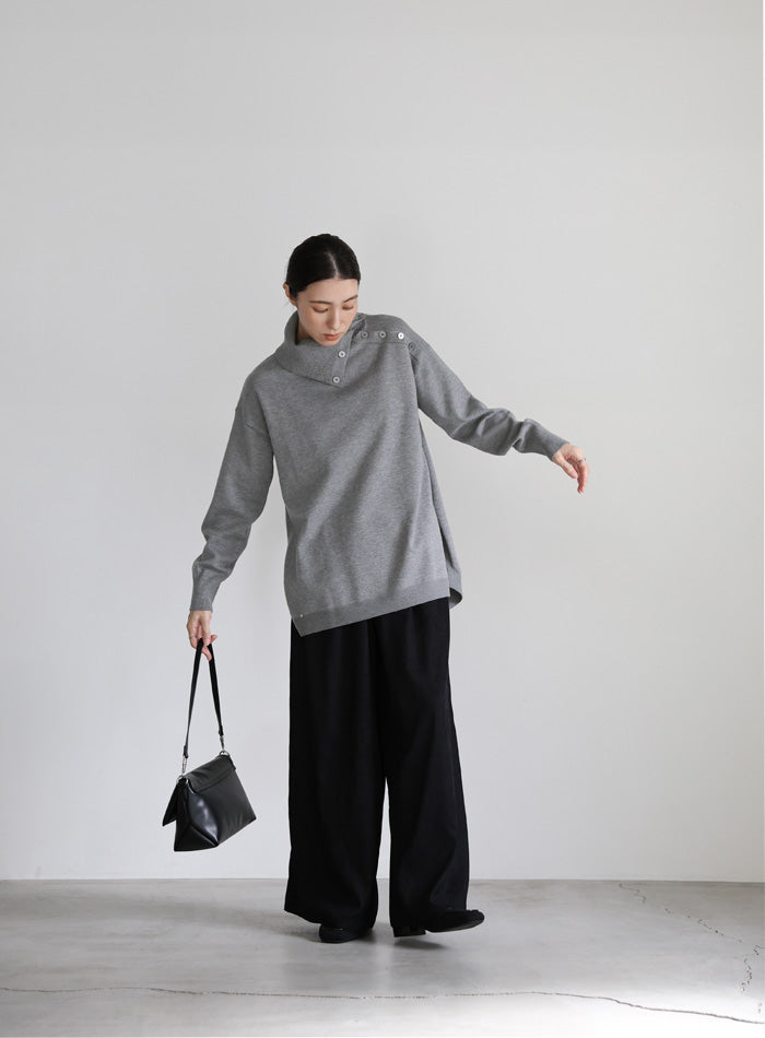 サイドボタンタートルネックニット – SELECT MOCA