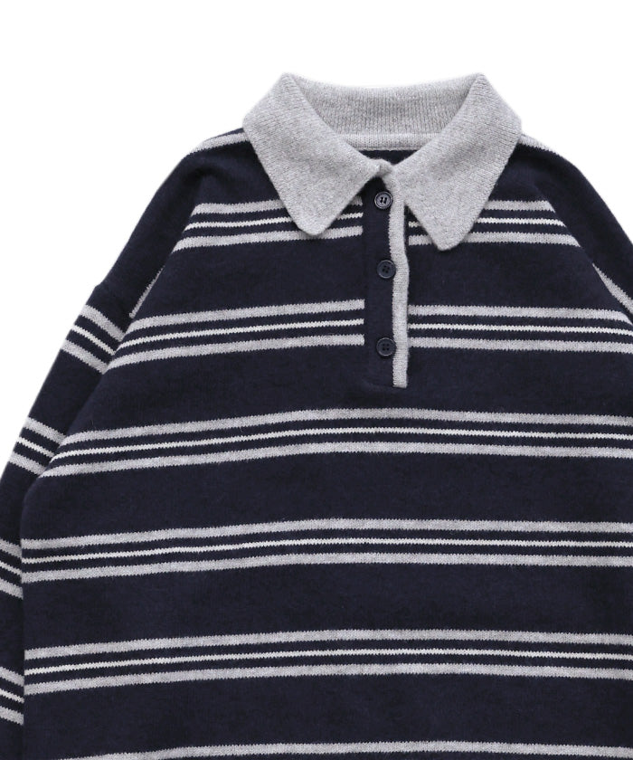 ポロボーダールーズニット