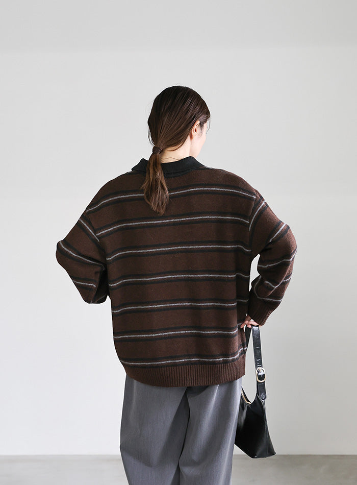 ポロボーダールーズニット