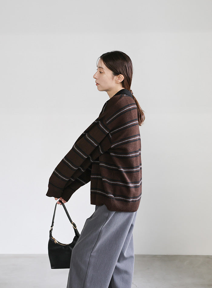 ポロボーダールーズニット