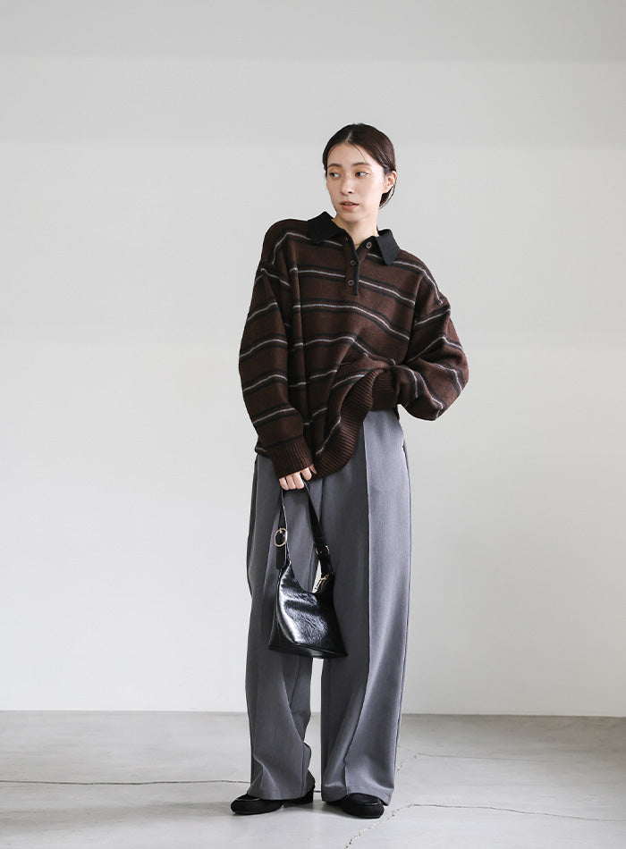 ポロボーダールーズニット