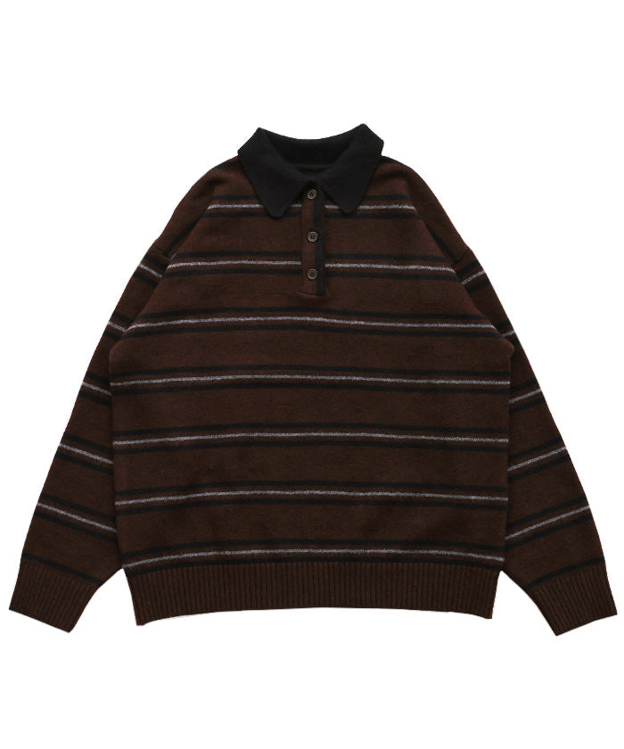 ポロボーダールーズニット