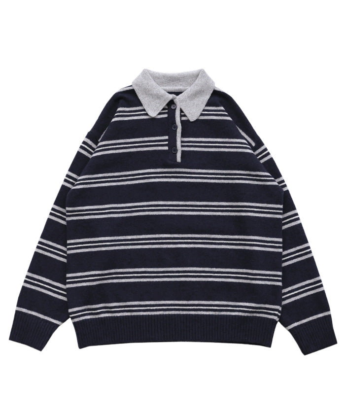 ポロボーダールーズニット