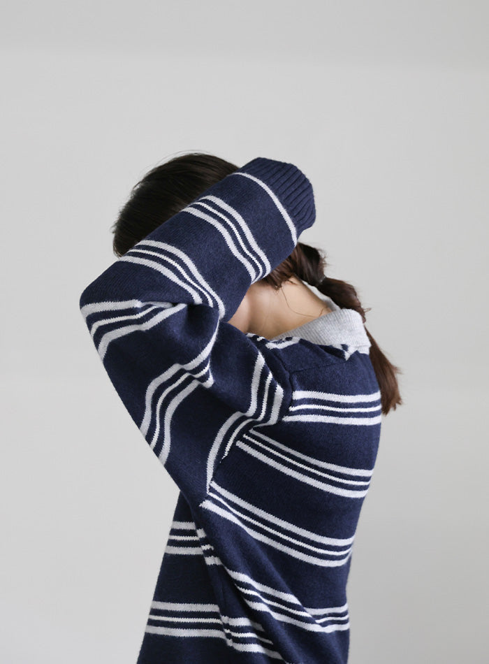 ポロボーダールーズニット