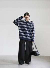 ポロボーダールーズニット