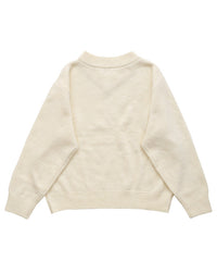 シンプルVネックニット