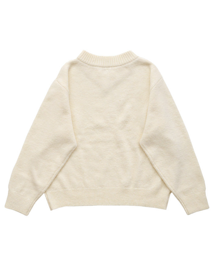 シンプルVネックニット