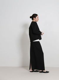 スポンディッシュスウェットライクニット