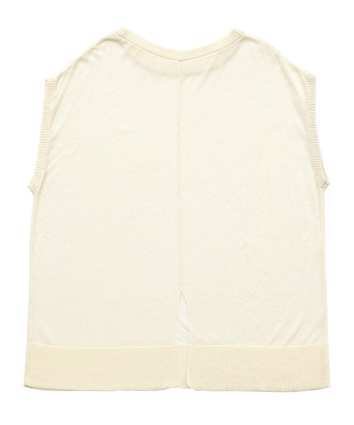 ビッグシルエットサマーノースリーブニット – SELECT MOCA