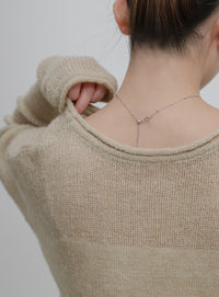 モヘアロールネックトップス