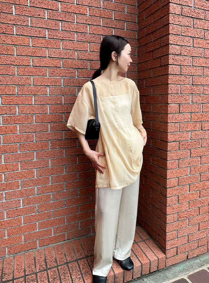 サイズ展開あり】オーバーシアートップス【by SON】 – SELECT MOCA
