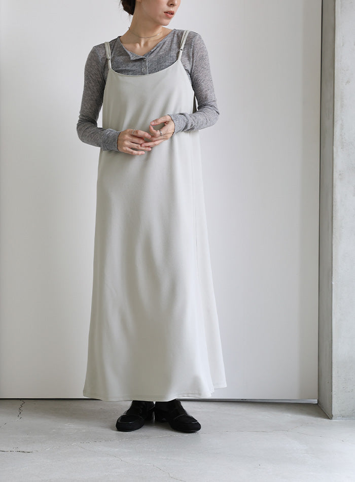 2WAYカットジョーゼットキャミワンピース