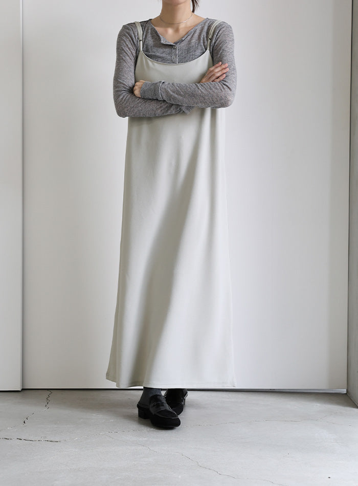 2WAYカットジョーゼットキャミワンピース