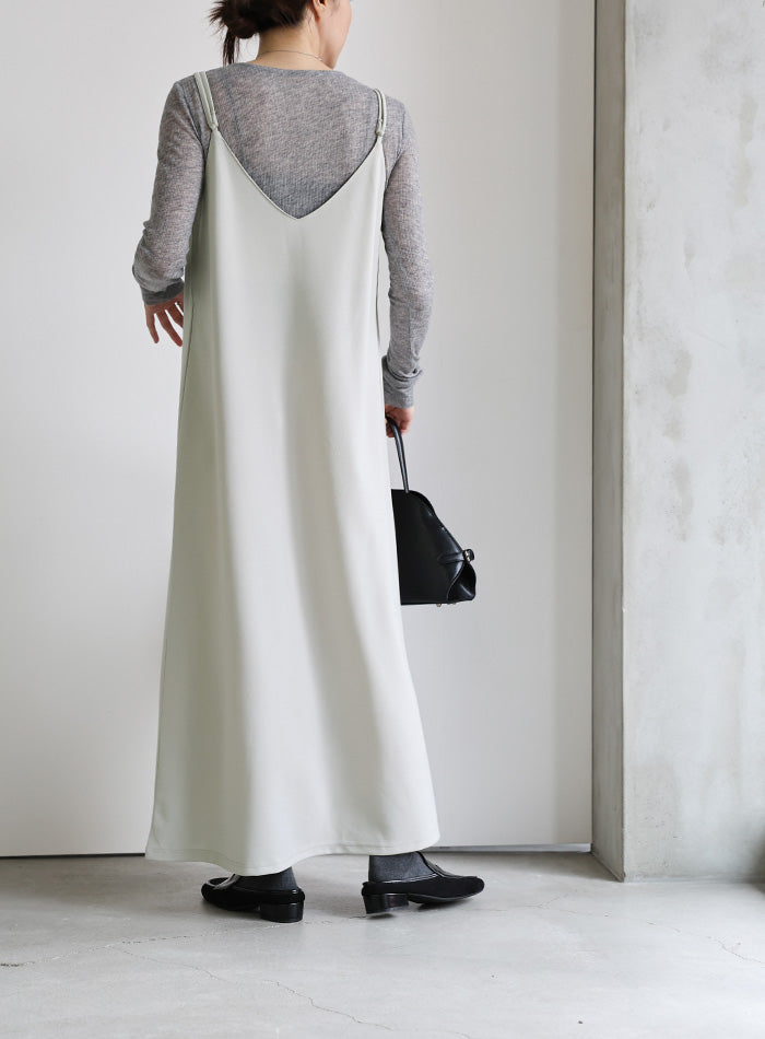 2WAYカットジョーゼットキャミワンピース