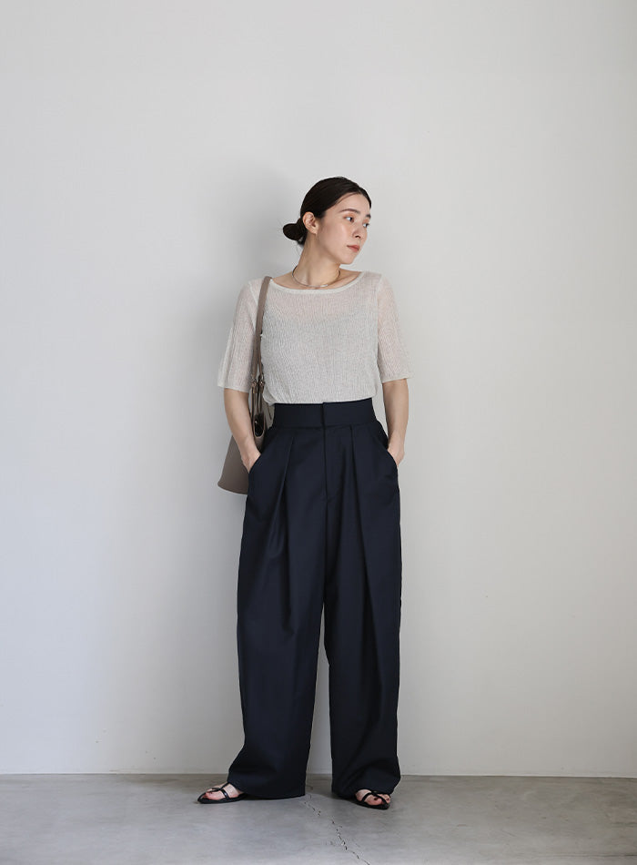 MACHATT タックワイドパンツ 38 MACHATT タックワイドパンツ 38 MACHATT タックワイドパンツ 38