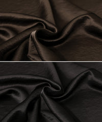 サテンフレアキャミワンピース