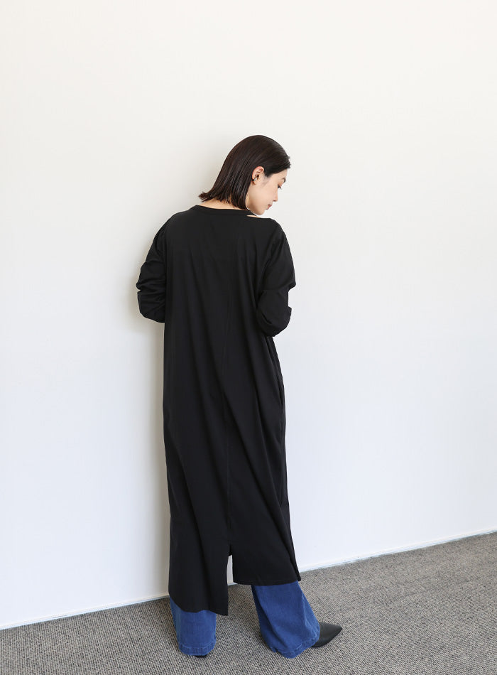 【Et】アシンメトリーネックワンピース
