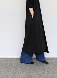 【Et】アシンメトリーネックワンピース