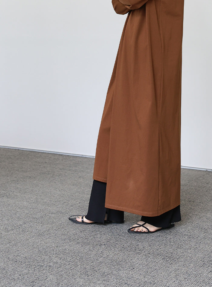 【Et】アシンメトリーネックワンピース
