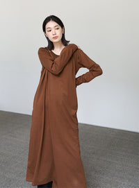 【Et】アシンメトリーネックワンピース