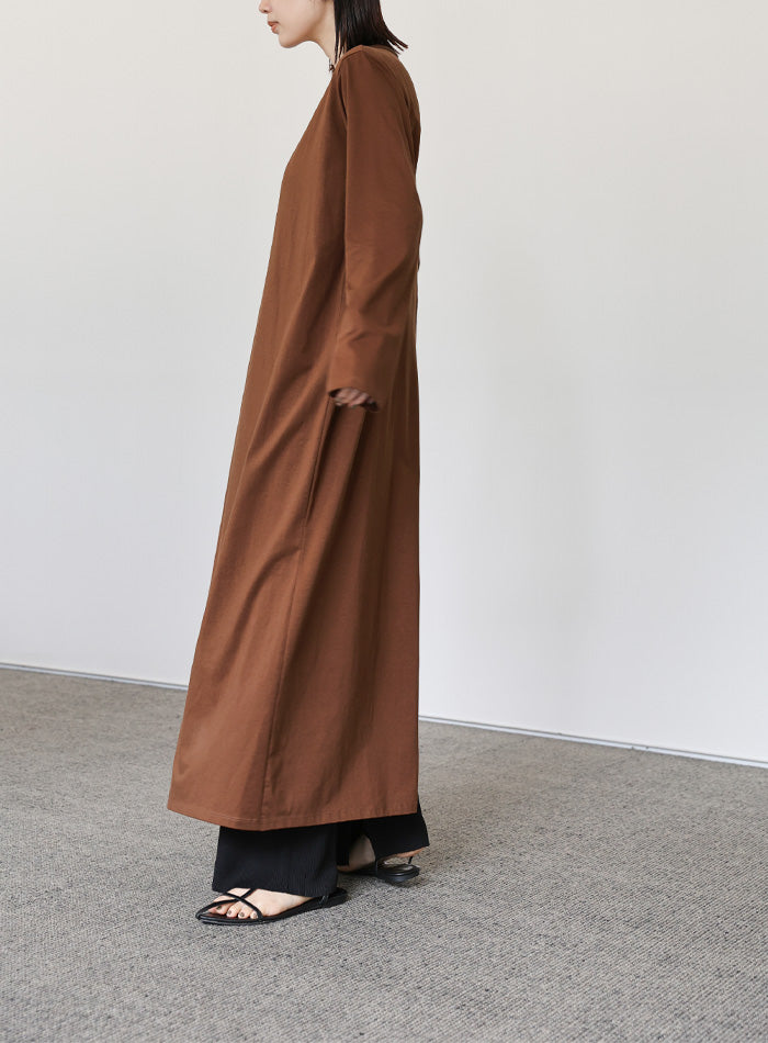 【Et】アシンメトリーネックワンピース