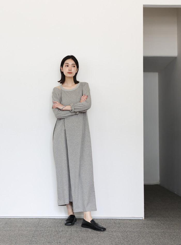   フローラル モックネック ワンピース big flower モックネックOP | marble SUD (Women