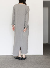 【Et】アシンメトリーネックワンピース