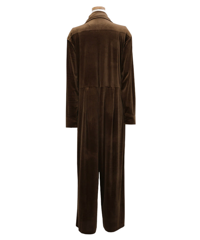 フロントジップベロアオールインワン – SELECT MOCA