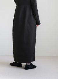 スポンディッシュバルーンニットワンピース