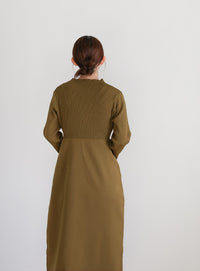 スポンディッシュバルーンニットワンピース