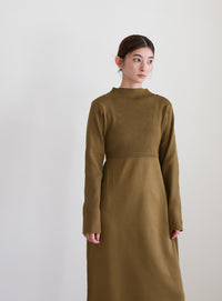 スポンディッシュバルーンニットワンピース