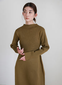 スポンディッシュバルーンニットワンピース