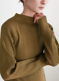 スポンディッシュバルーンニットワンピース