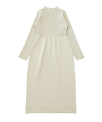 スポンディッシュバルーンニットワンピース