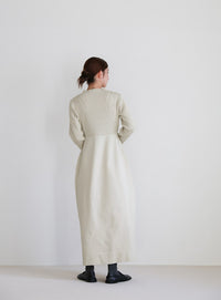 スポンディッシュバルーンニットワンピース