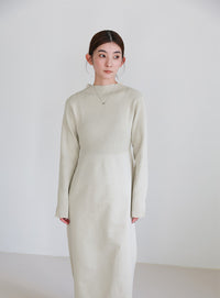 スポンディッシュバルーンニットワンピース