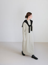 スポンディッシュバルーンニットワンピース