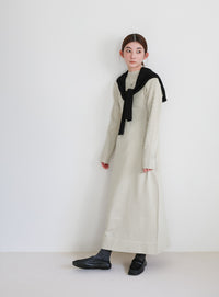 スポンディッシュバルーンニットワンピース