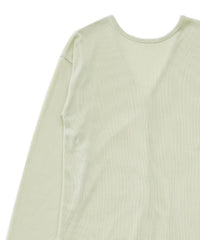 【Et】2-Way Ribbed Long Cardigan