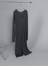 【Et】2-Way Ribbed Long Cardigan