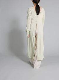 【Et】2-Way Ribbed Long Cardigan